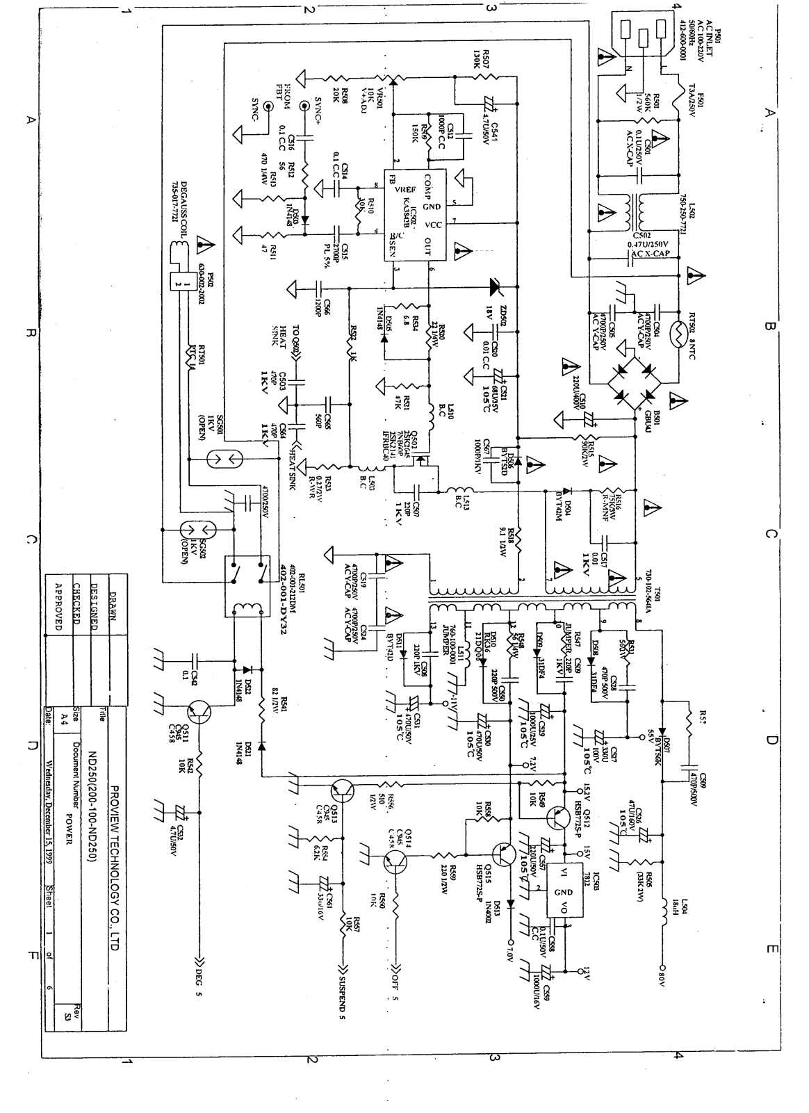 Proview IJE250 ND Schema