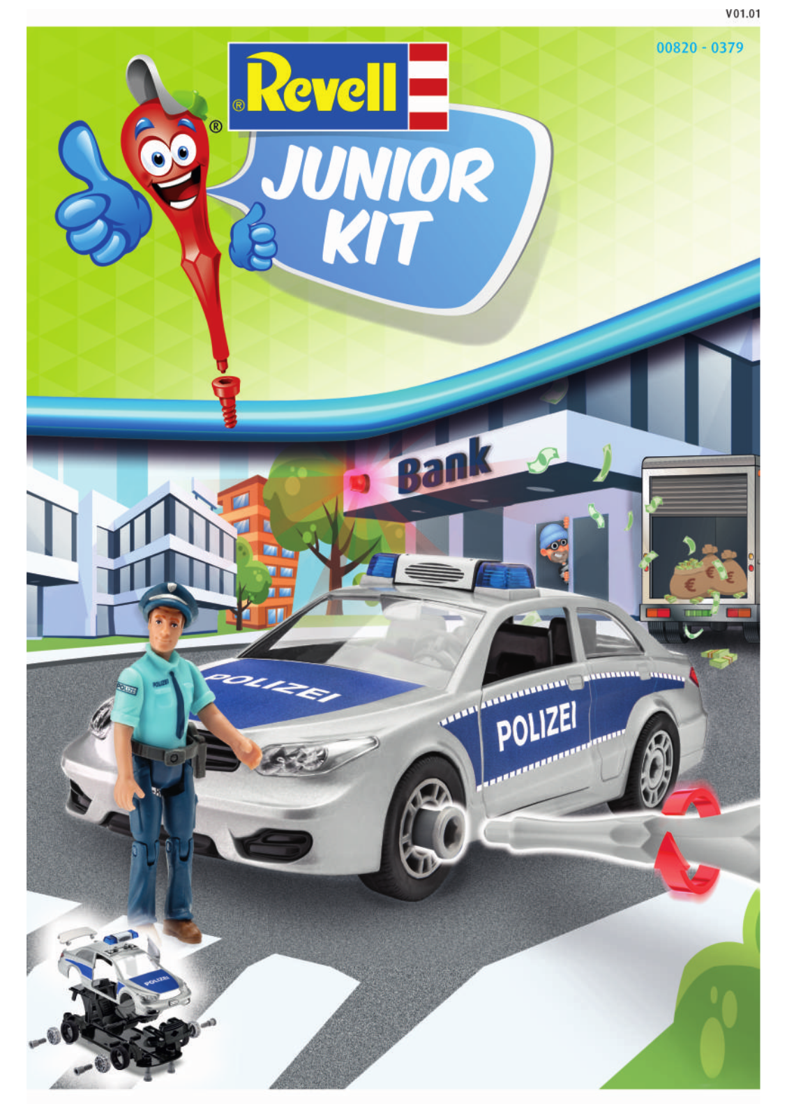 Revell Junior Kit Police Car with figure User Manual