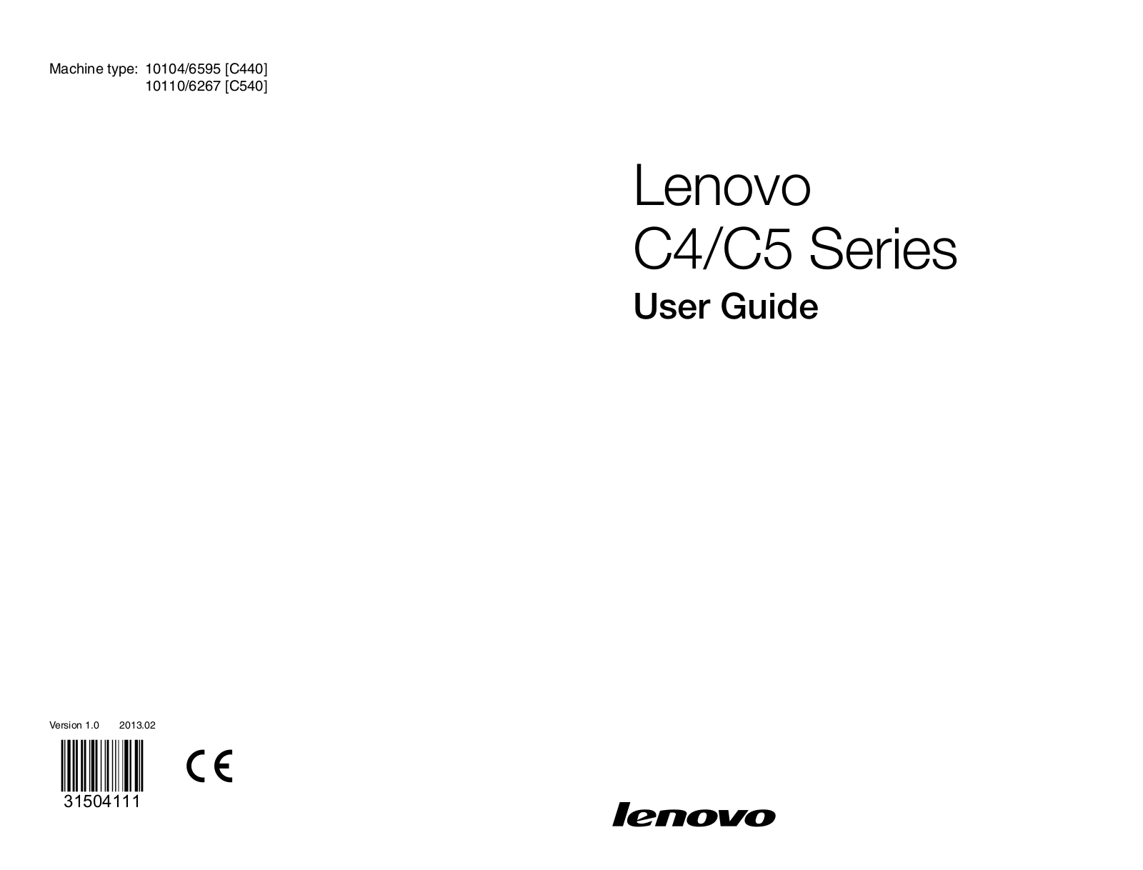 Lenovo 57315616 User Manual