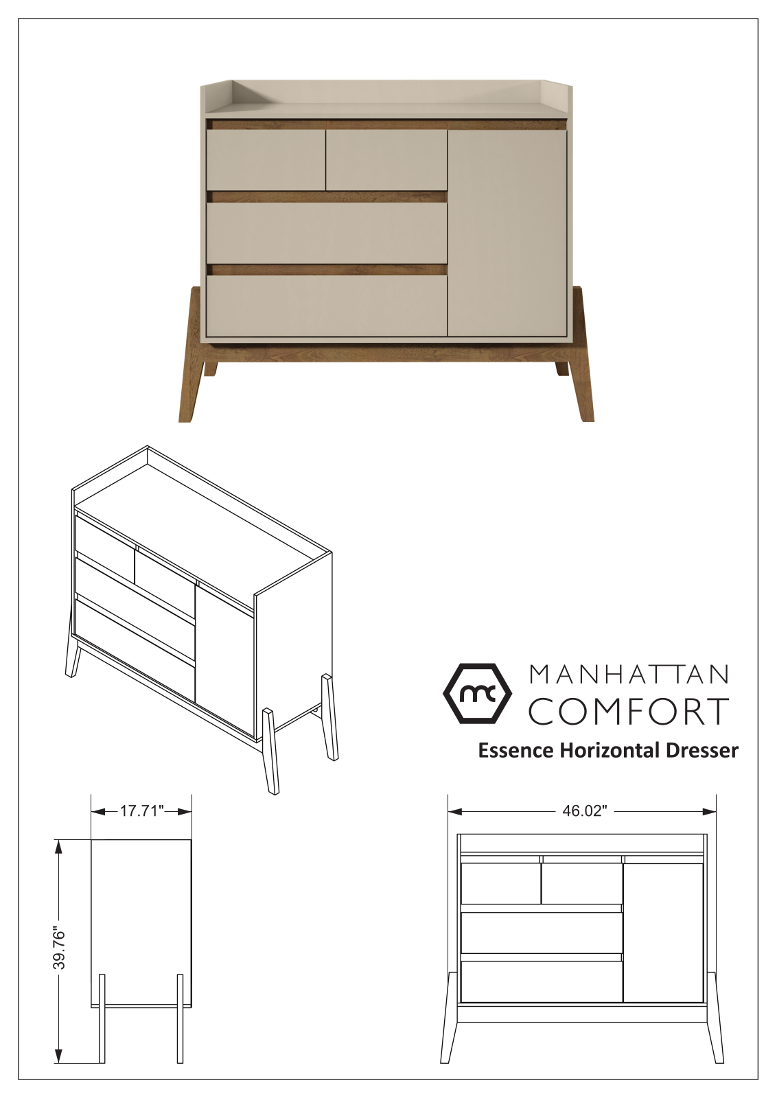 Manhattan Comfort 350785 User Manual