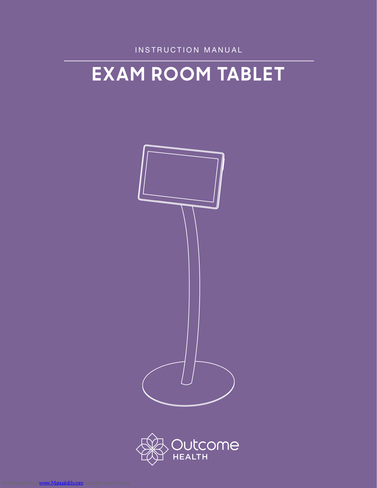 Outcome Health EXAM ROOM TABLET Instruction Manual