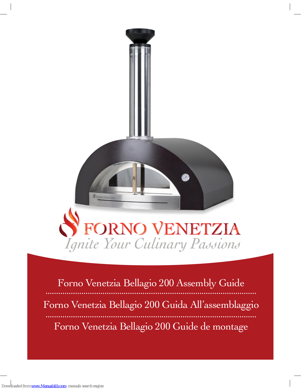 Forno Venetzia Bellagio 200 Assembly Manual