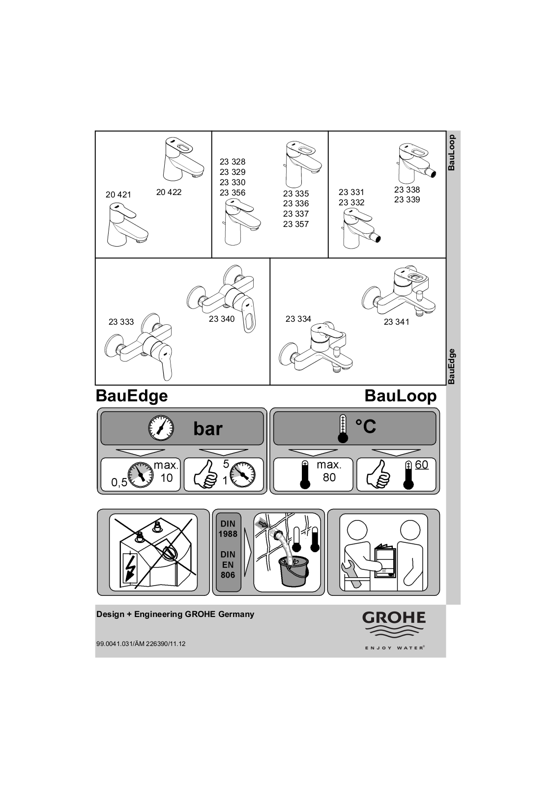 Grohe 23335000 Specification - ManualMachine.com