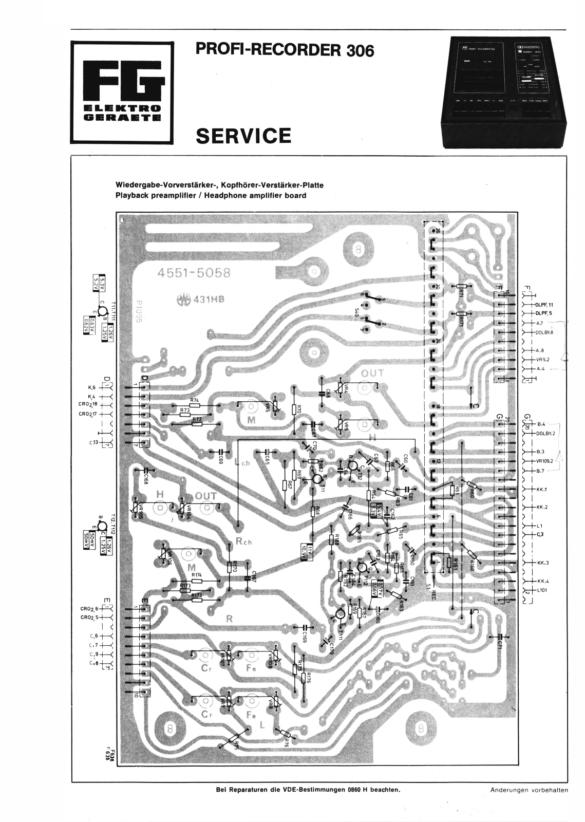 Other F FG-Profirecorder306 Schematic - ManualMachine.com