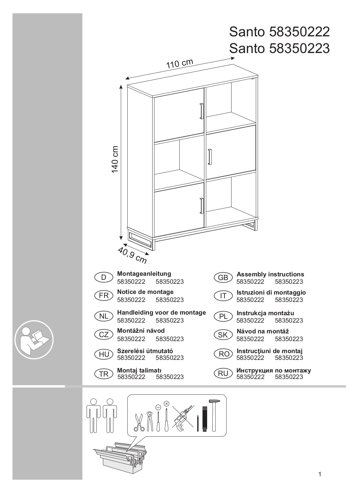 Home affaire Santo Assembly instructions