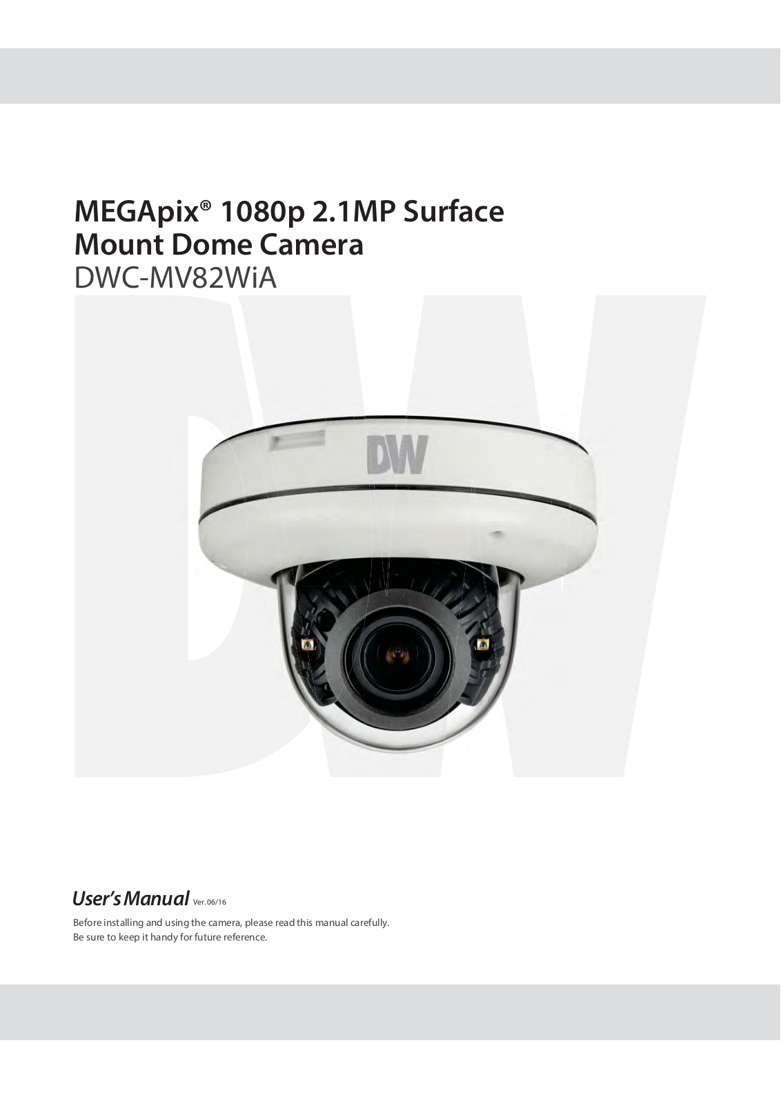 Digital Watchdog DWC-MV82WiA User Manual