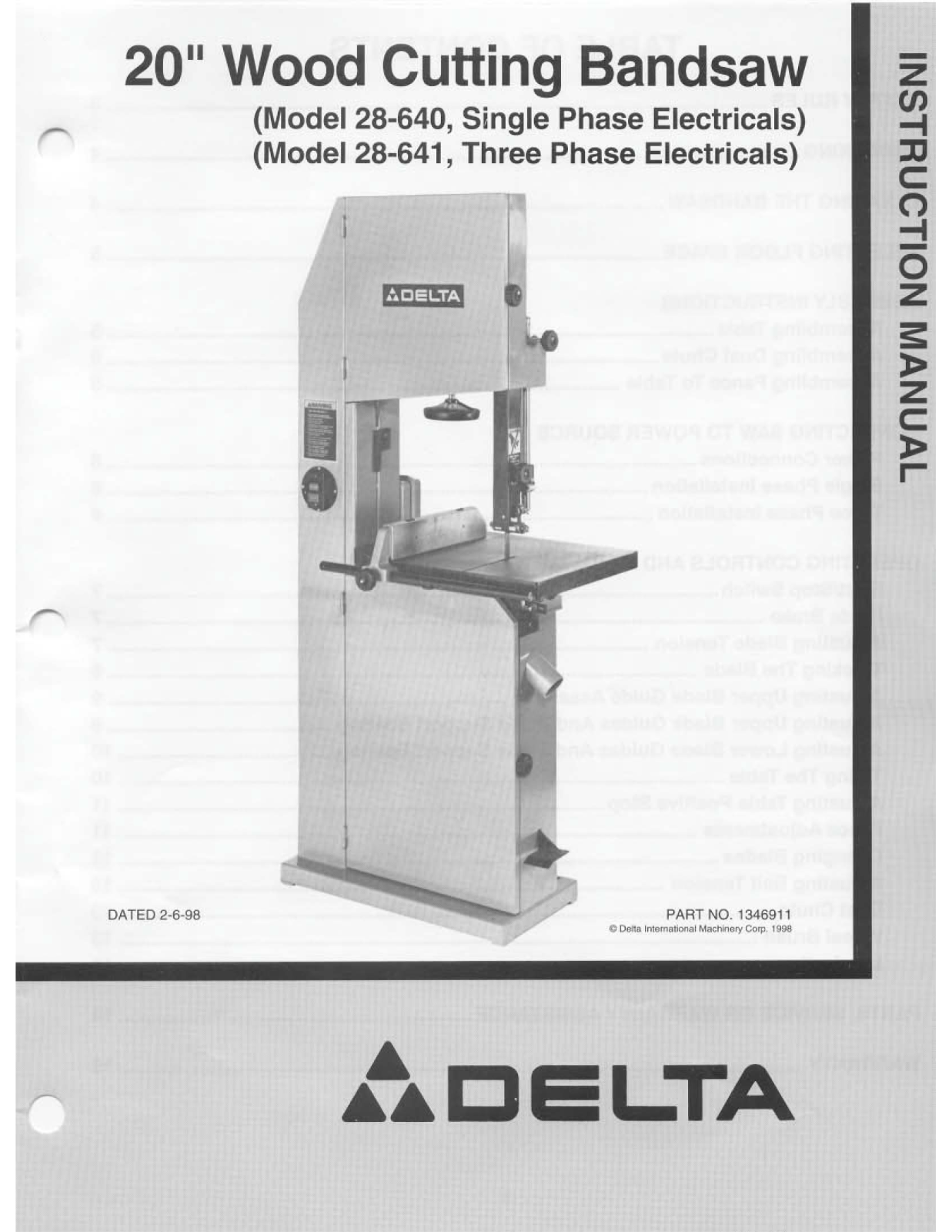 Delta 28-641 User Manual