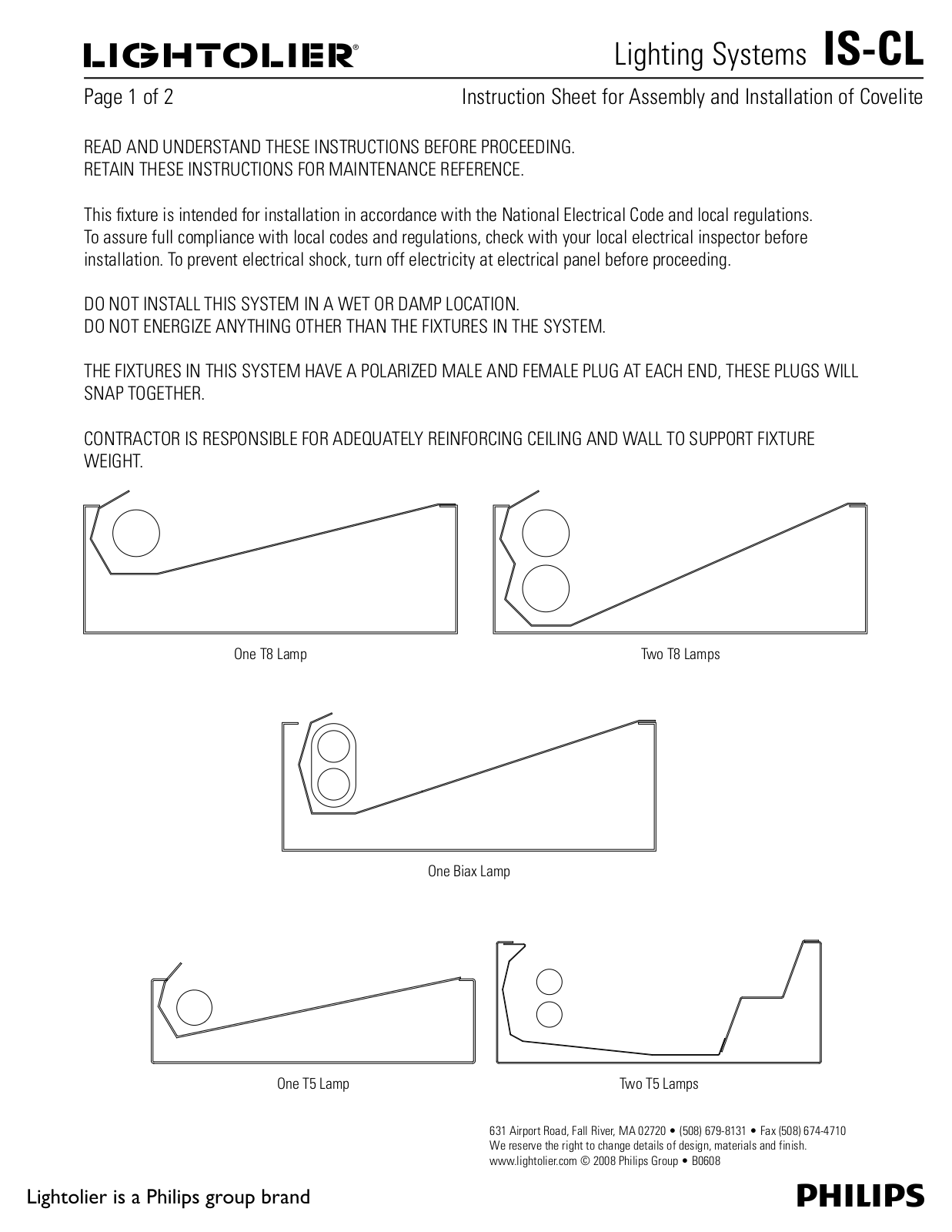 Lightolier IS-CL User Manual