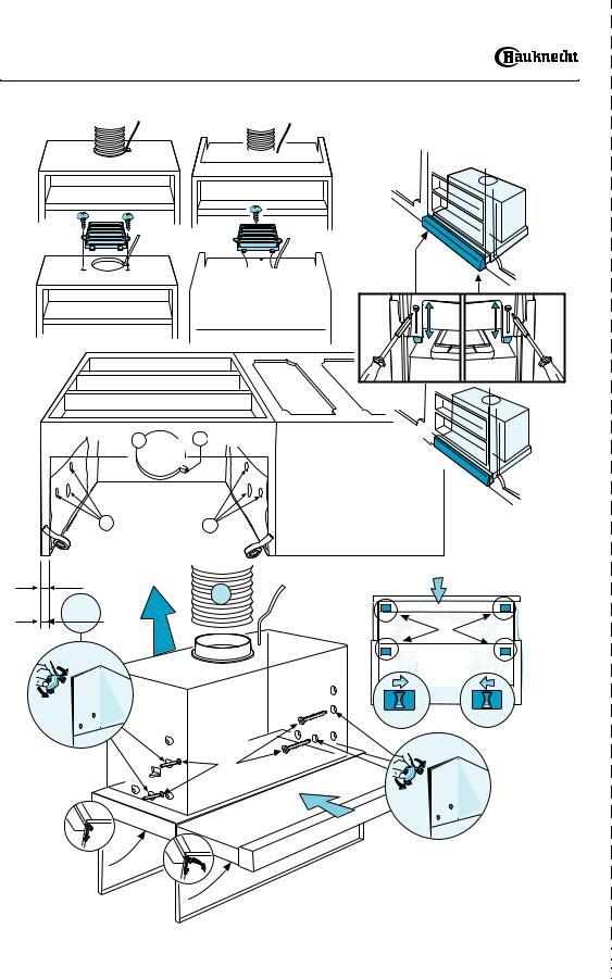 bauknecht DNHV 3460, DNI 3360, DNHI 3460, DNV 3360 INSTALLATION SHEET