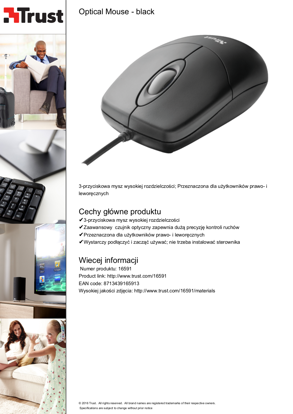 Trust Optical Mouse User Manual