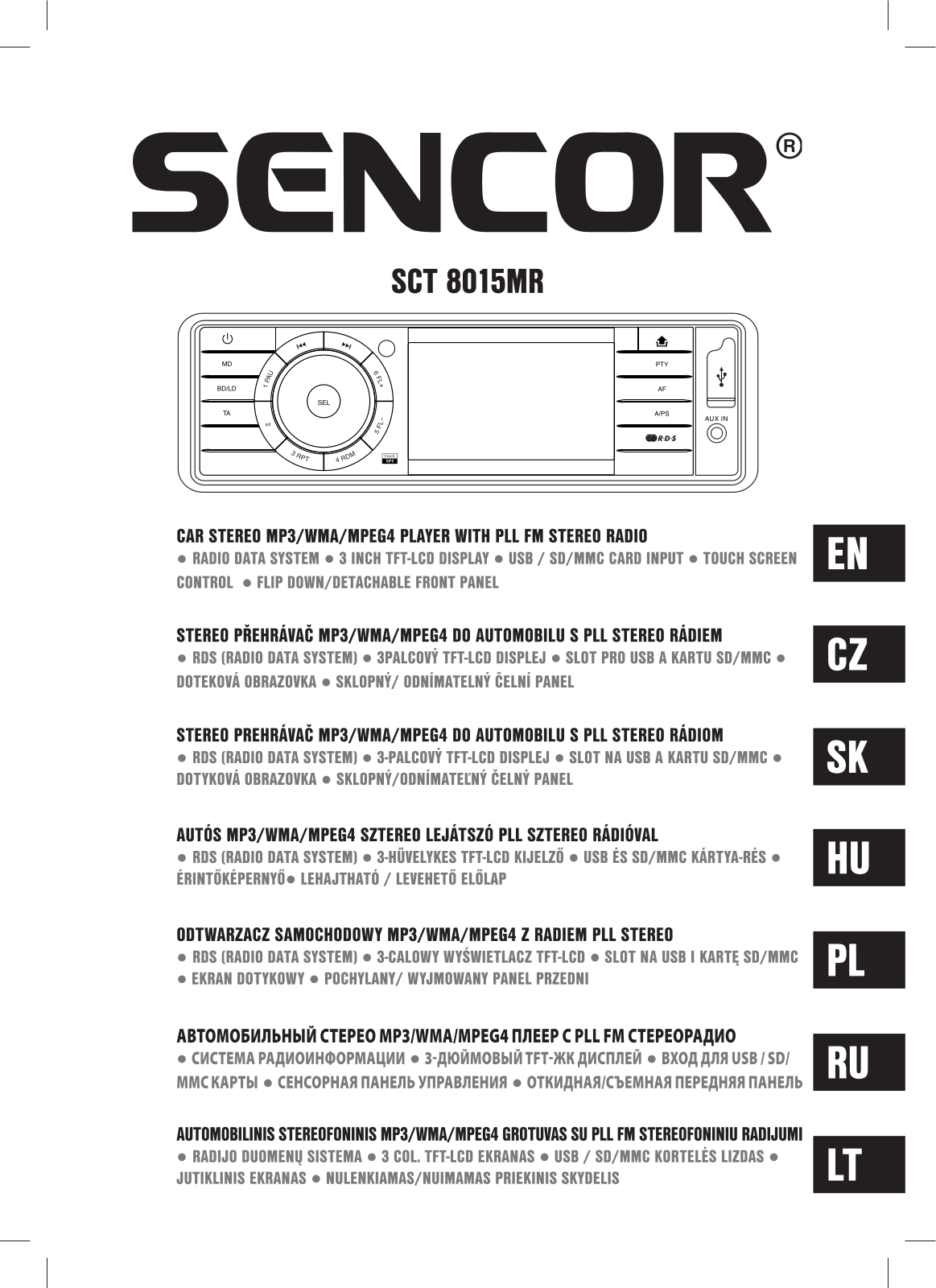 Sencor SCT 8015MR User Manual