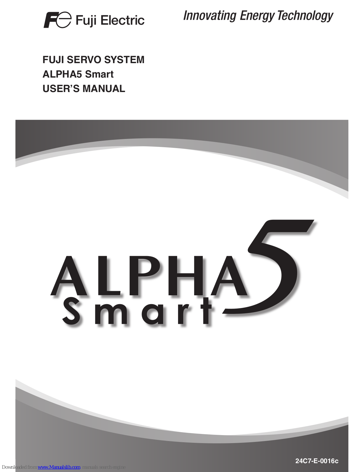 Fuji Electric ALPHA5 Smart User Manual