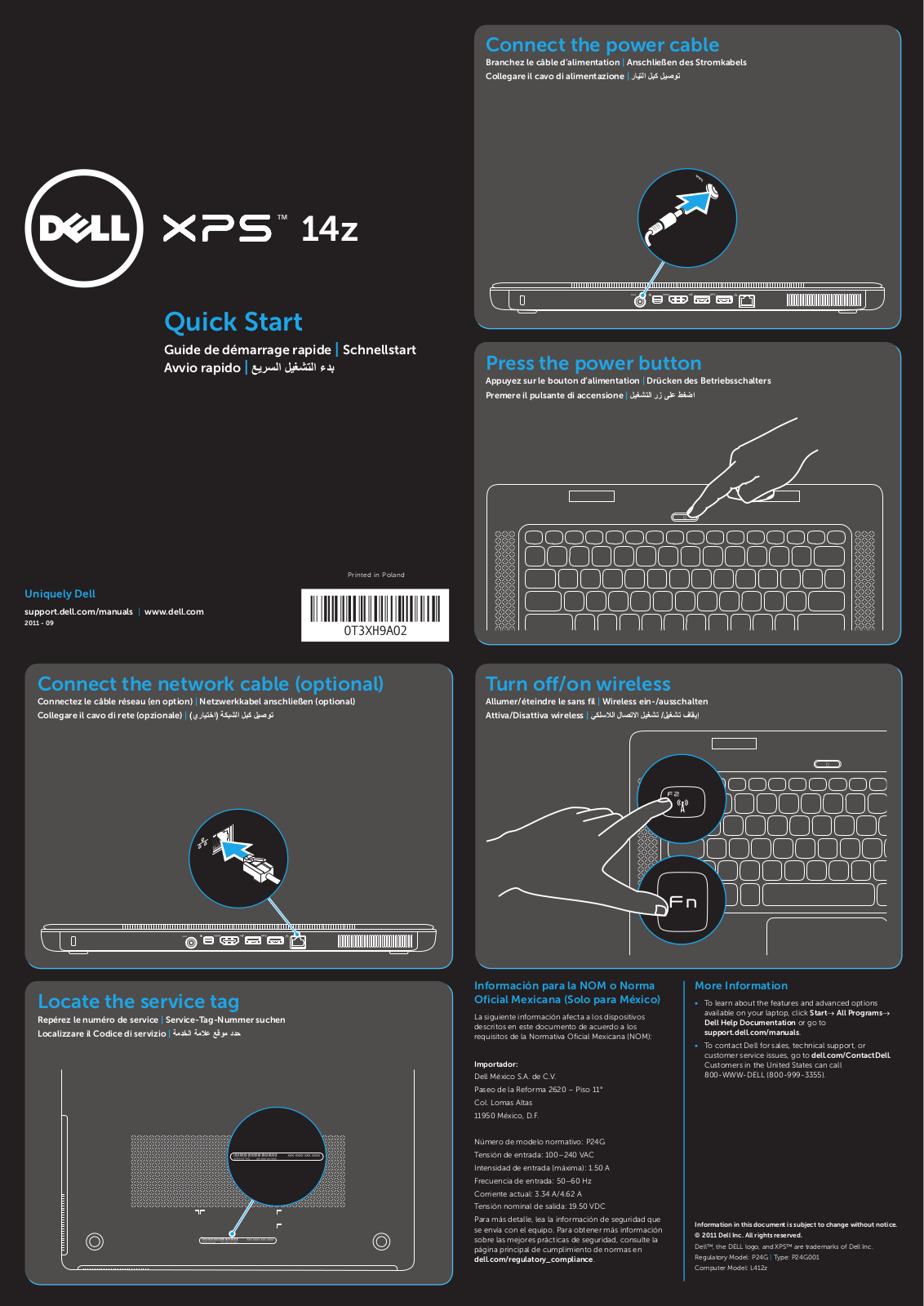 Dell XPS 14Z L412Z User Manual