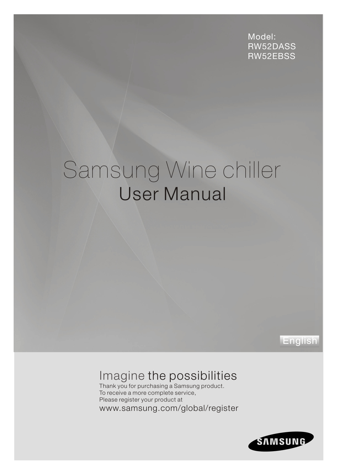 Samsung RW52DASS User Manual