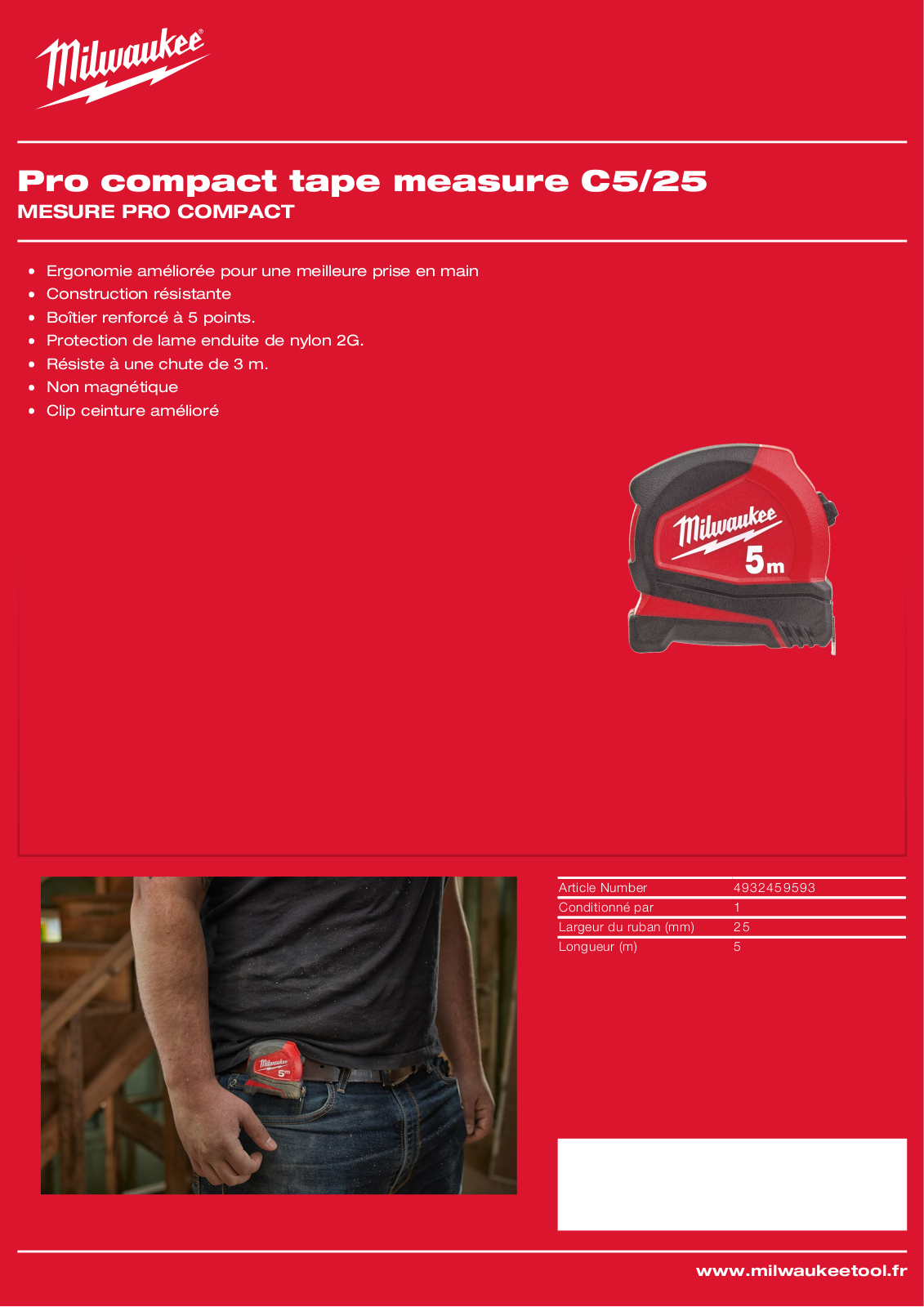 Milwaukee 4932459593, C5/25 Specification - ManualMachine.com