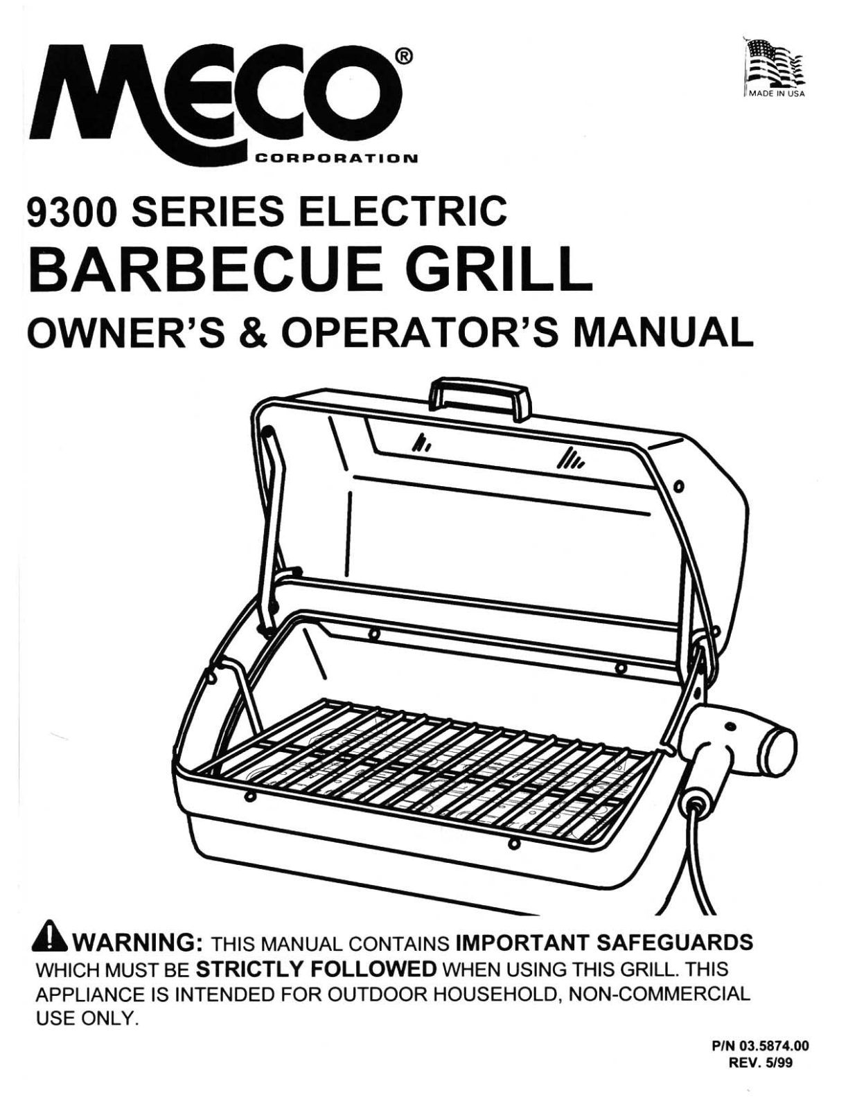 Meco 9329w9.181 Owner's Manual