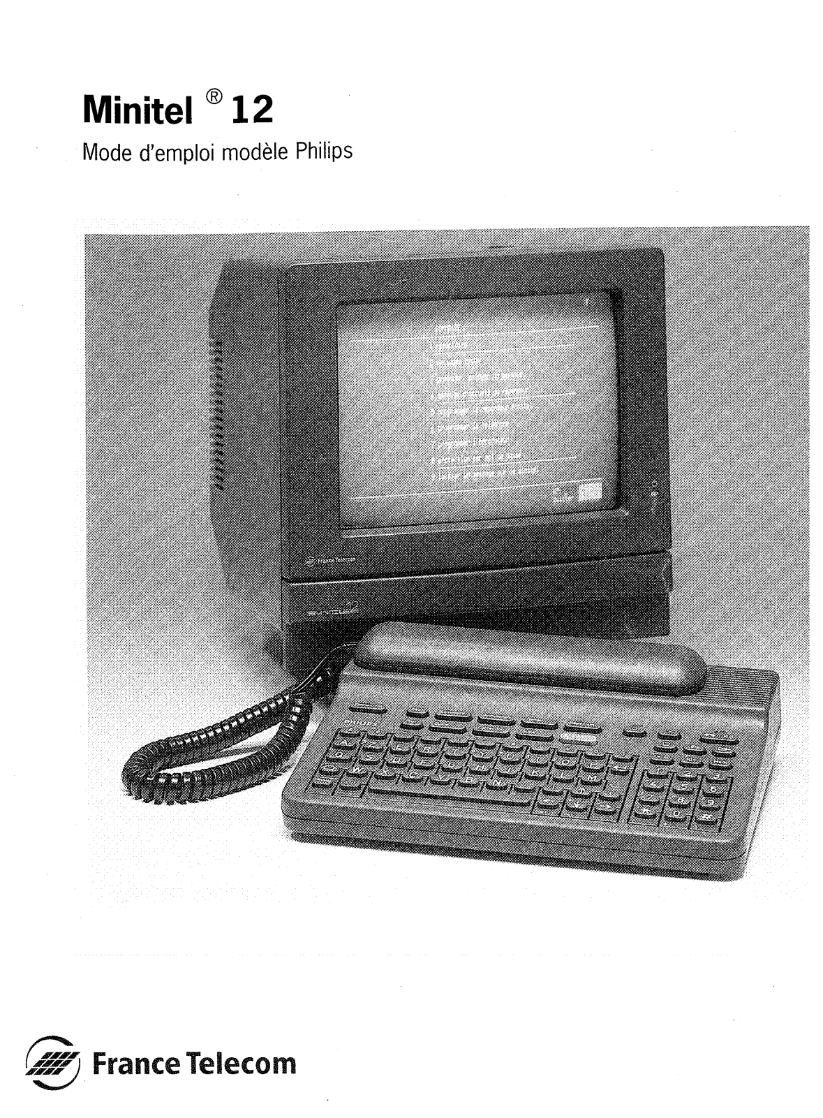 PHILIPS MINITEL 12 User Manual