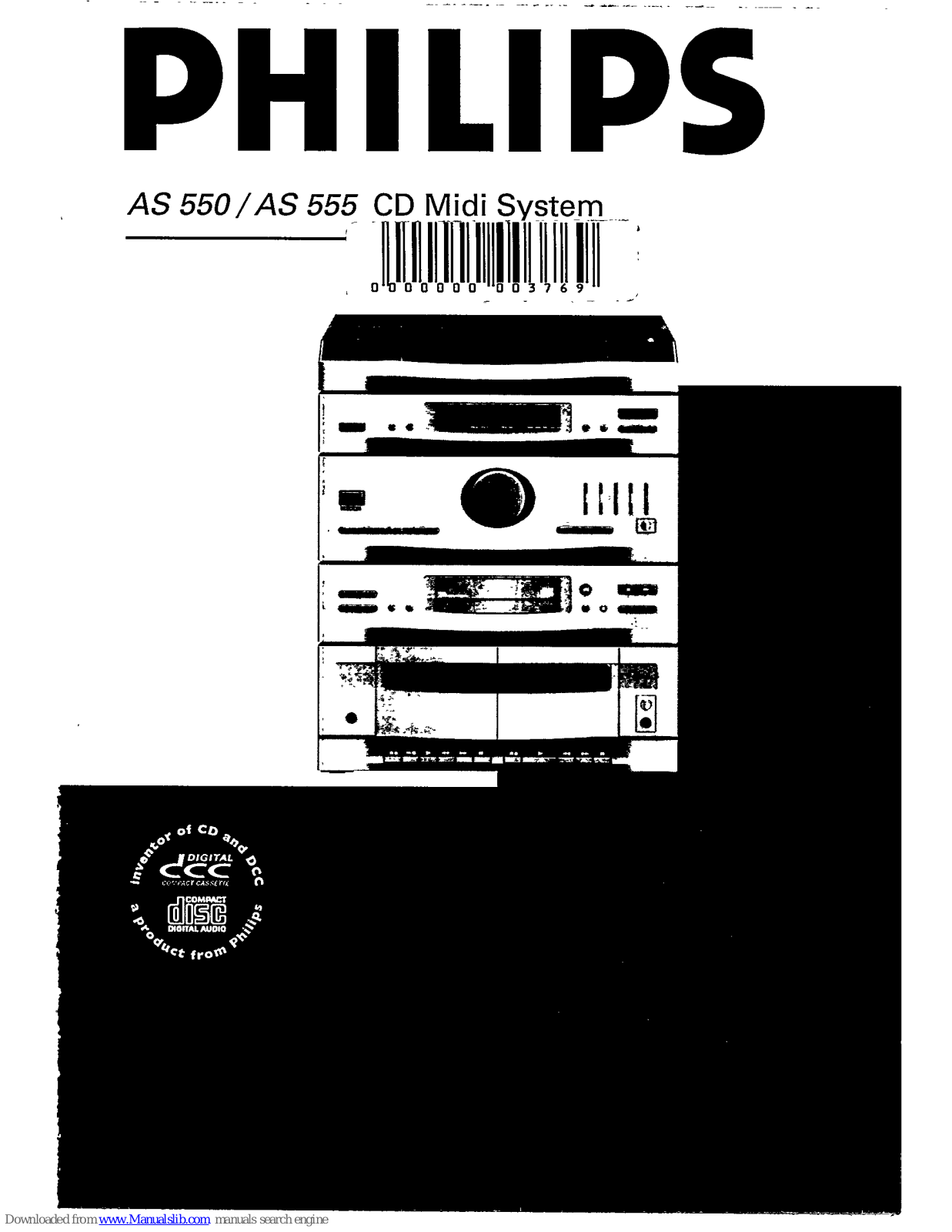 Philips AS 550, AS 555 User Manual