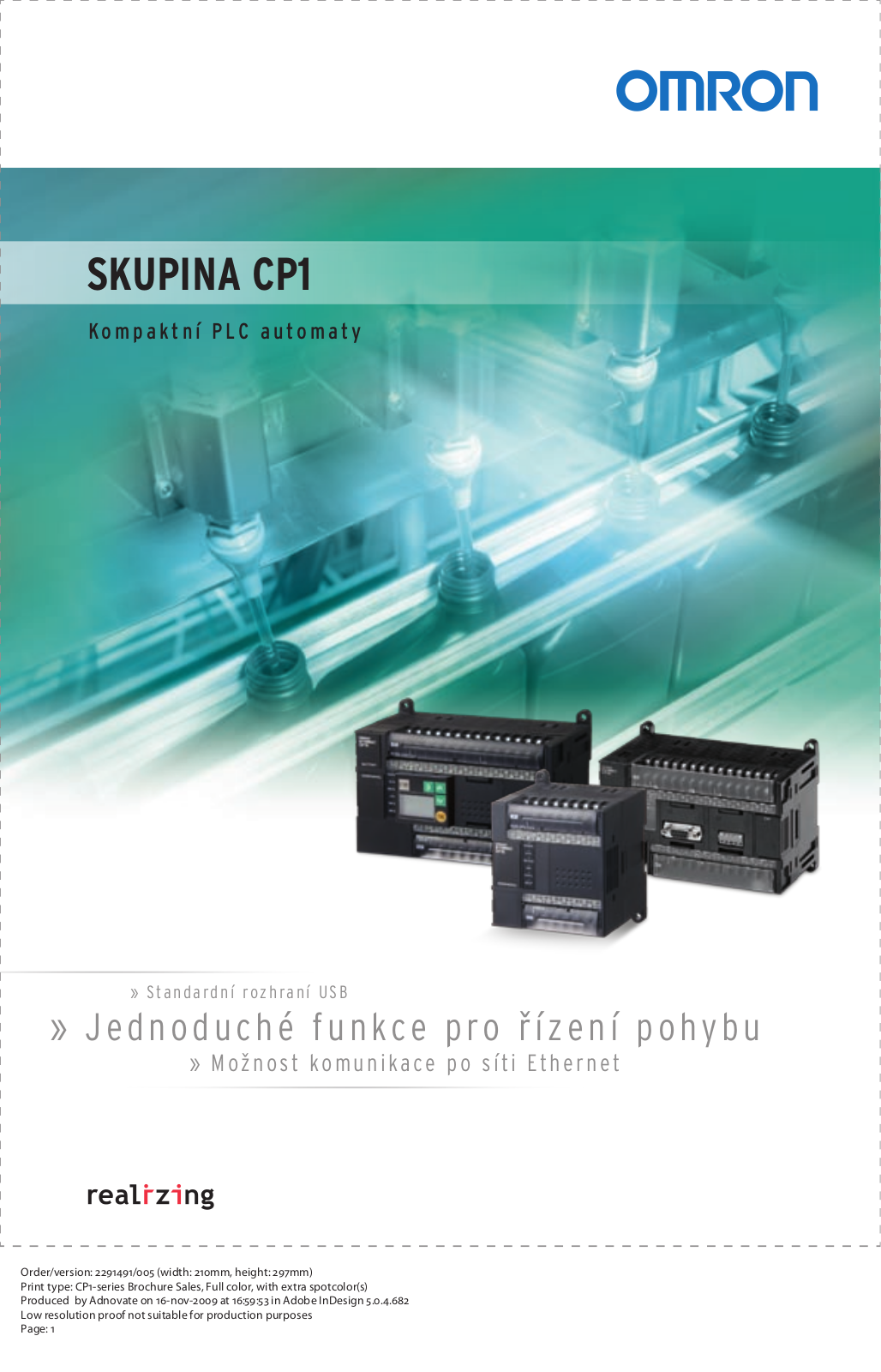 Omron CP1 series BROCHURE