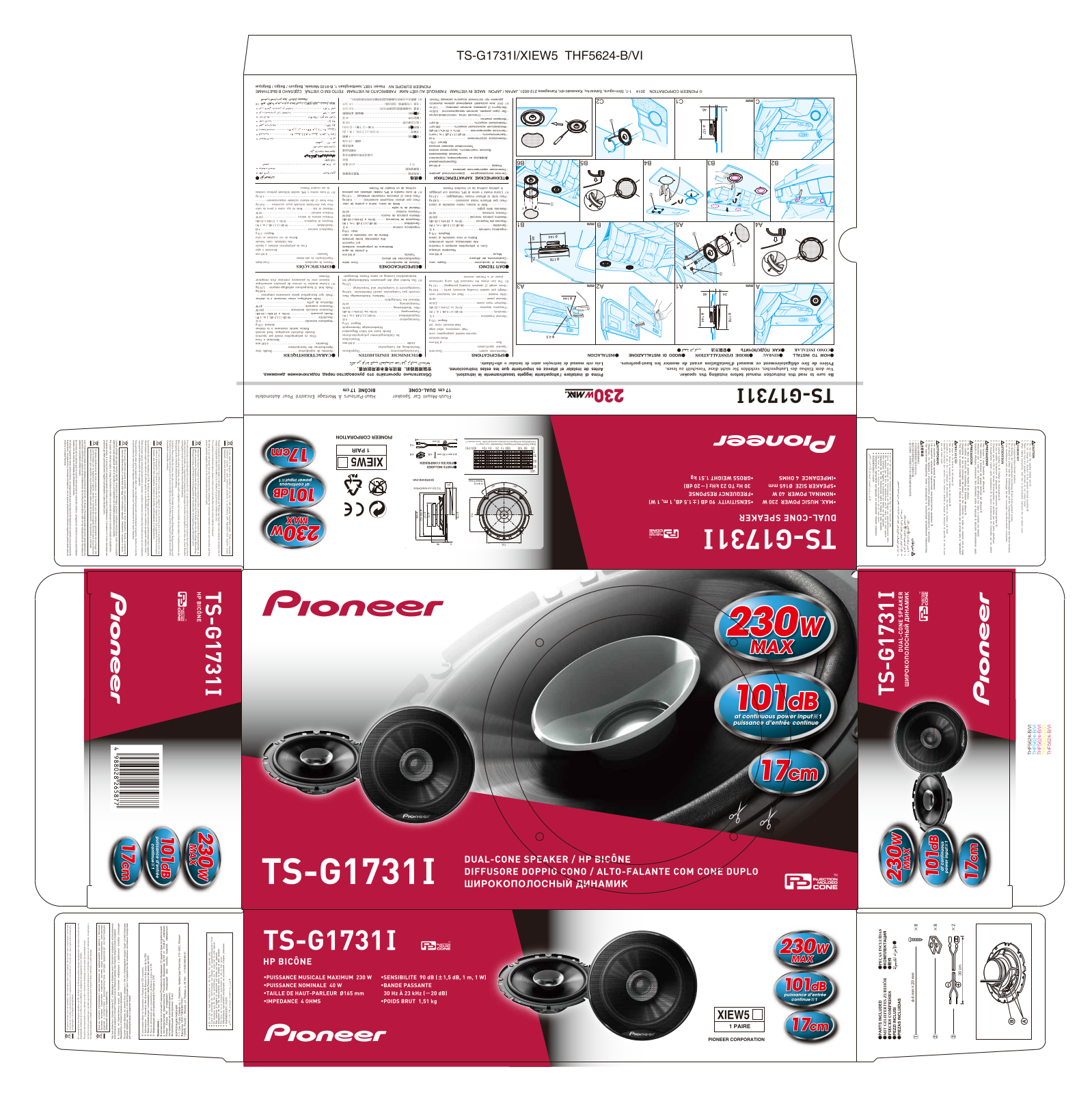 Pioneer TS-G1731I User Manual