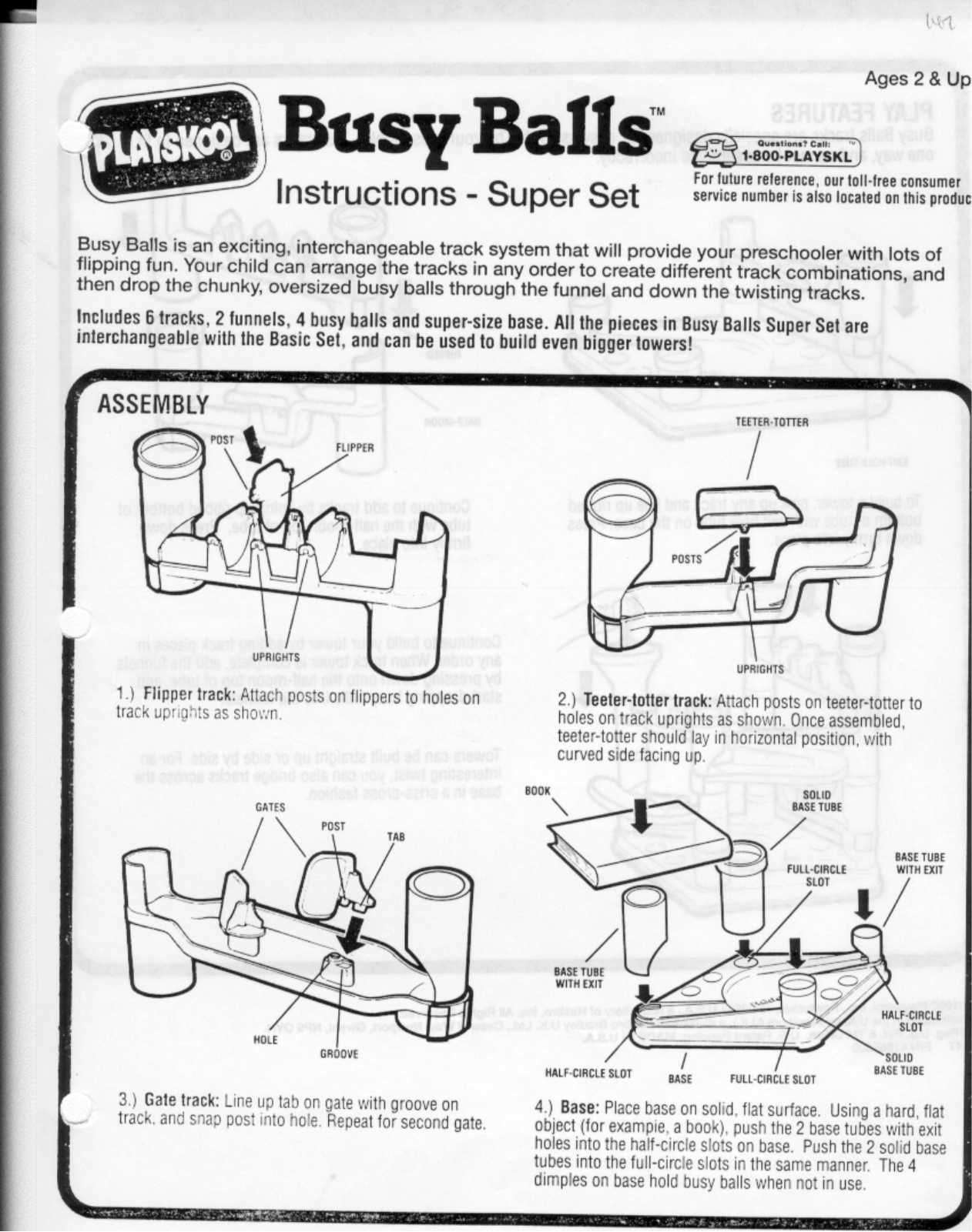 HASBRO Busy Balls-Super Set User Manual