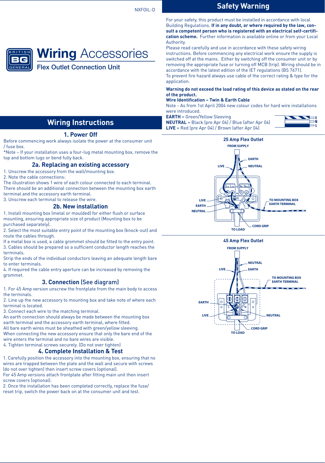 BG Electrical 979B User guide - ManualMachine.com