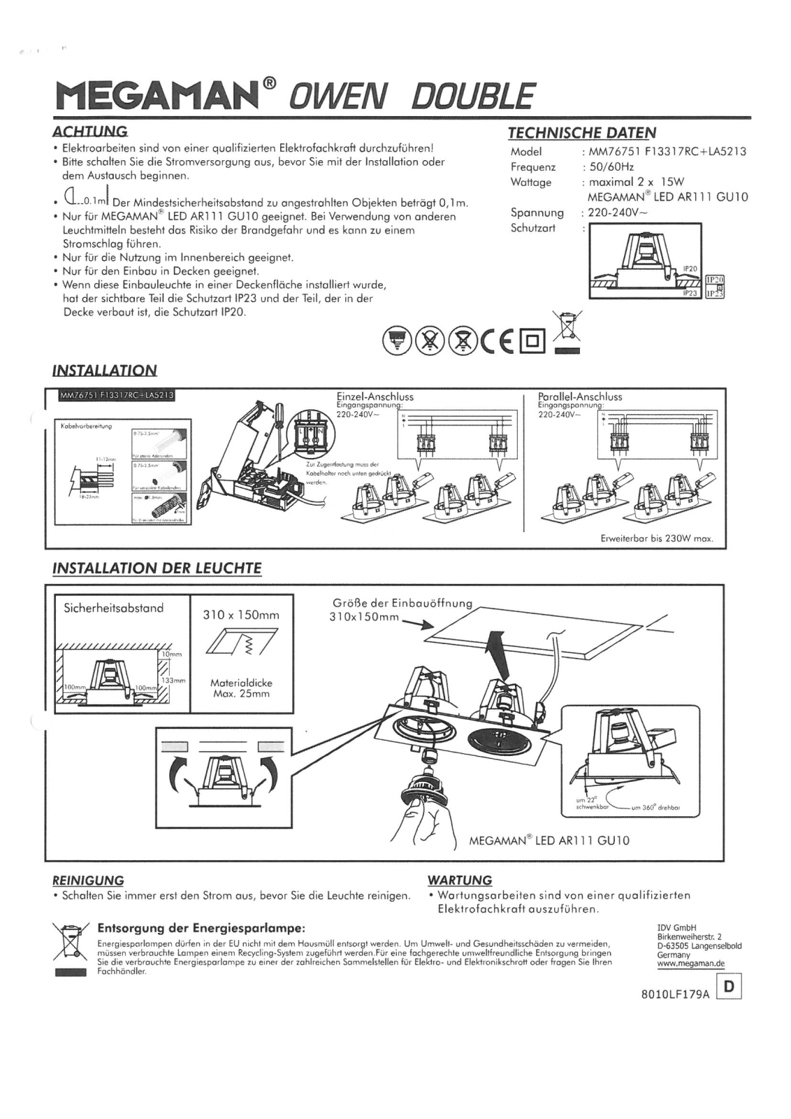 Megatron MT76751 User guide