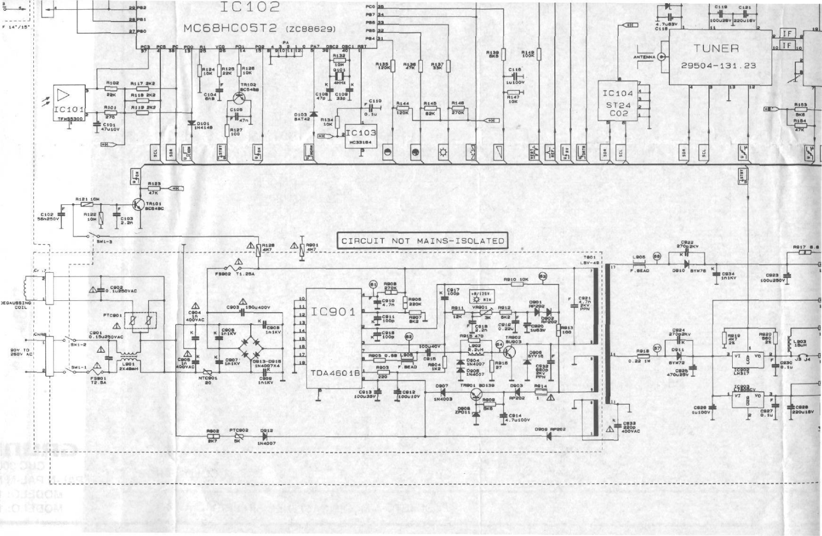 GRUNDIG 32lxw82 Diagram