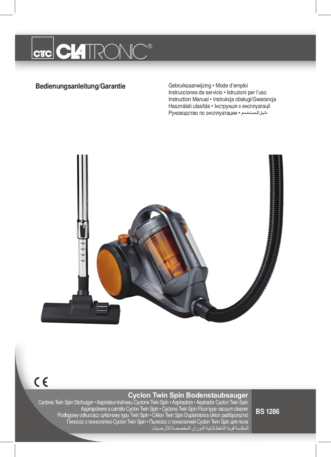 Clatronic BS 1286 User Manual