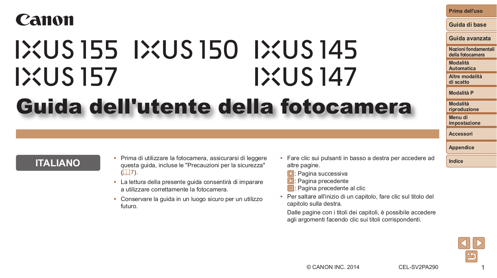 Canon IXUS 150, IXUS 155, IXUS 157, IXUS 145, IXUS 147 User Manual