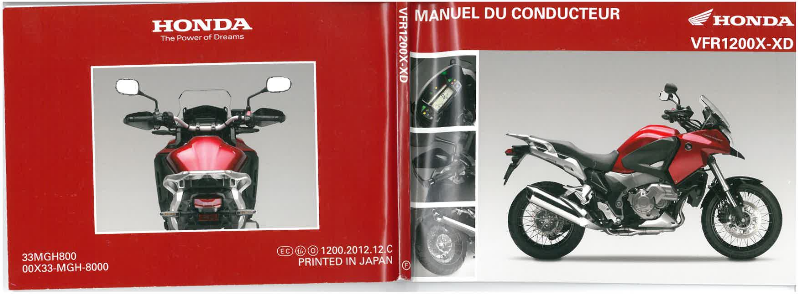 HONDA VFR 1200X User Manual