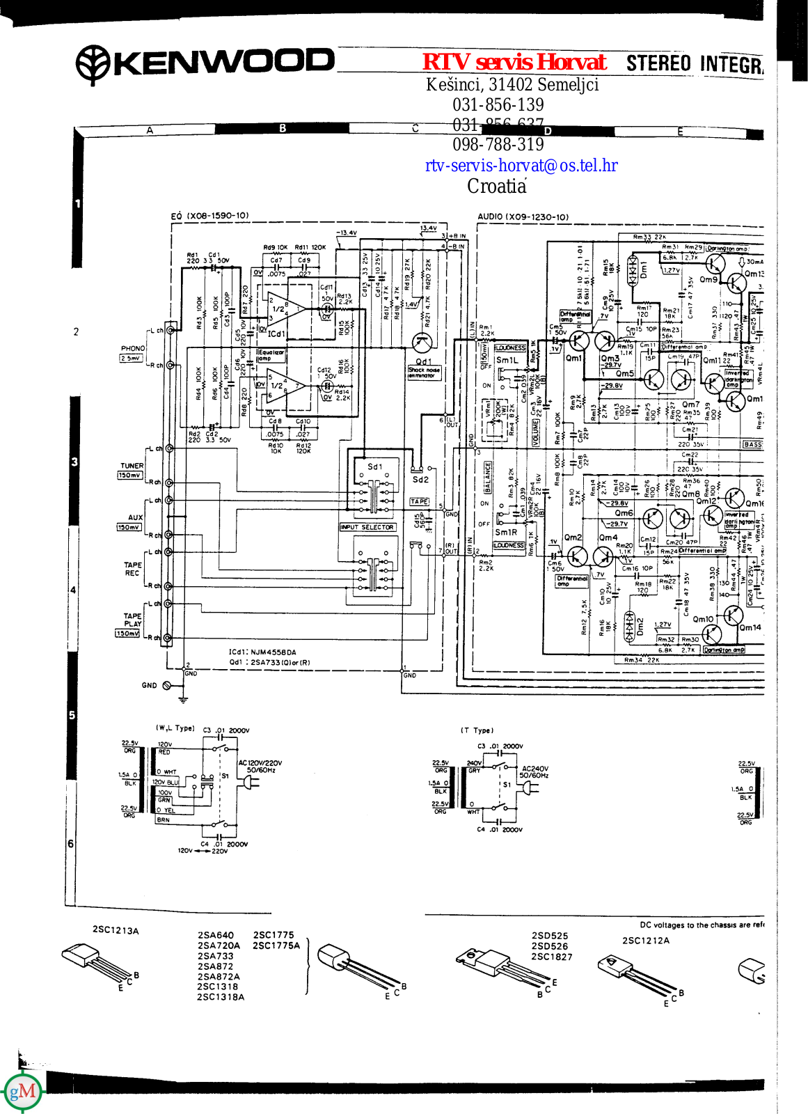 Kenwood KA-3700, KA-3750 Service manual