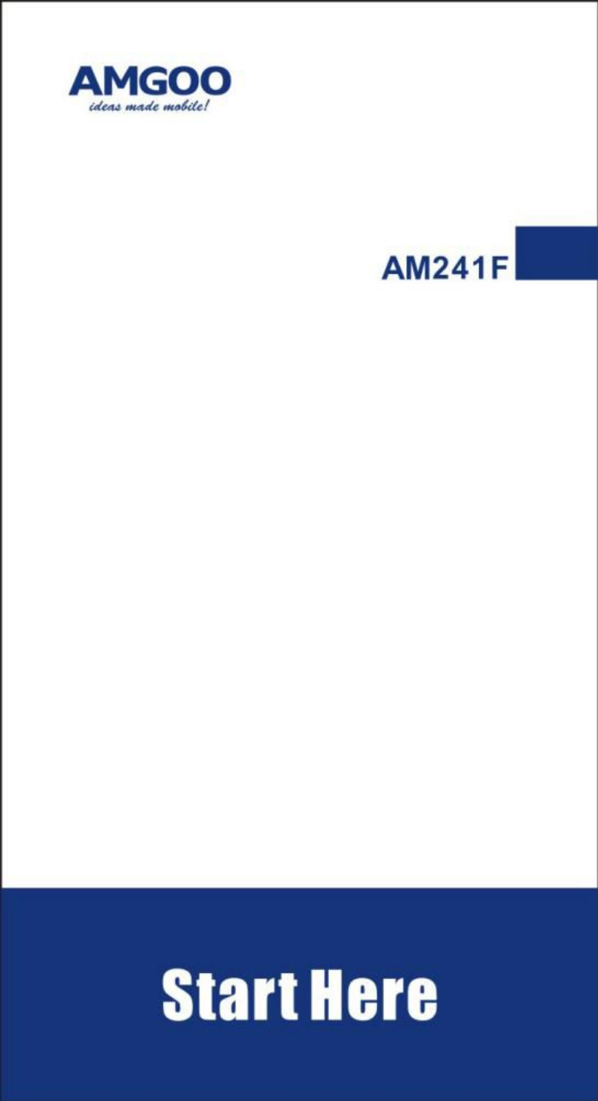 Amgoo Telecom AM241F Uses Manual