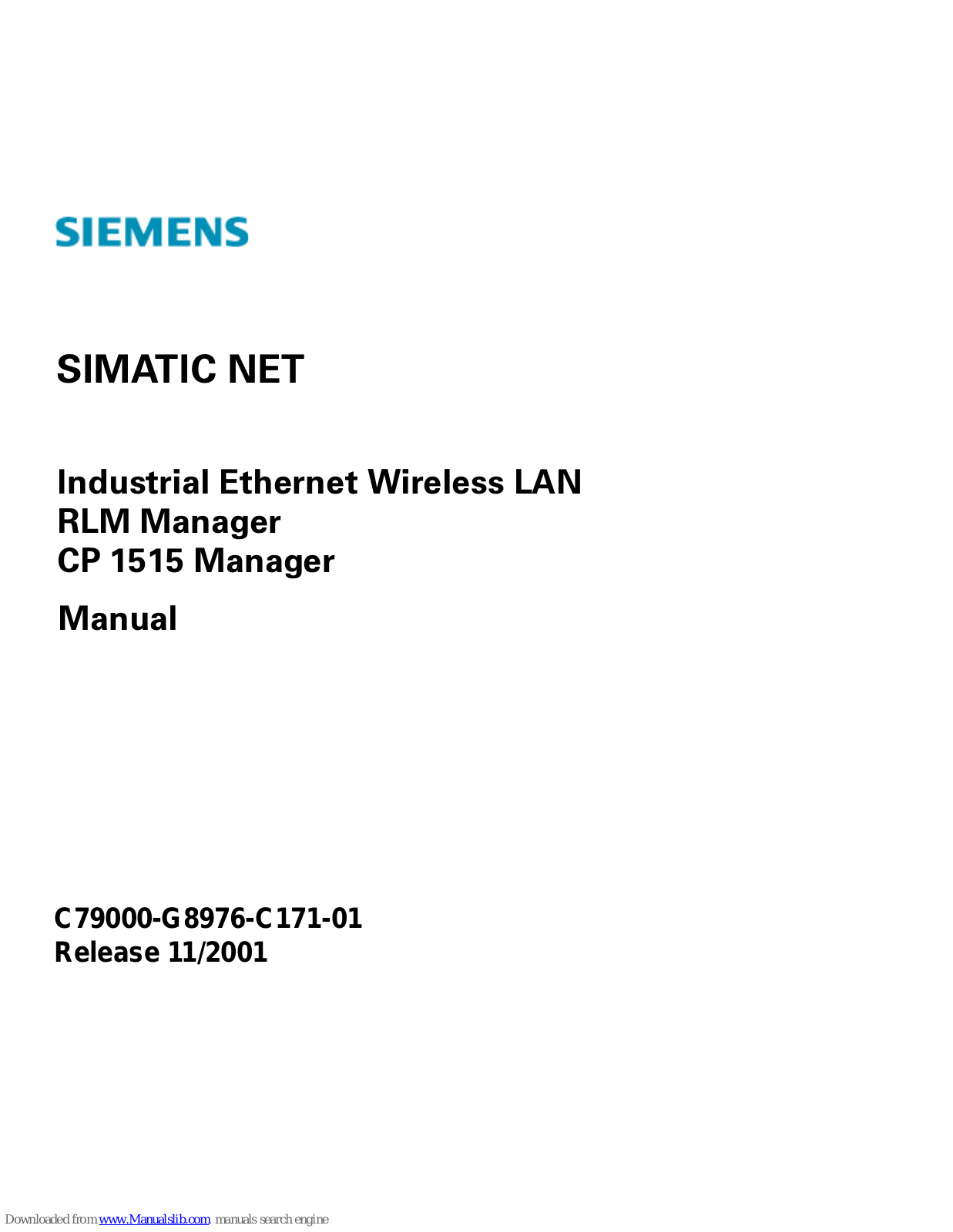 Siemens Simatic NET User Manual