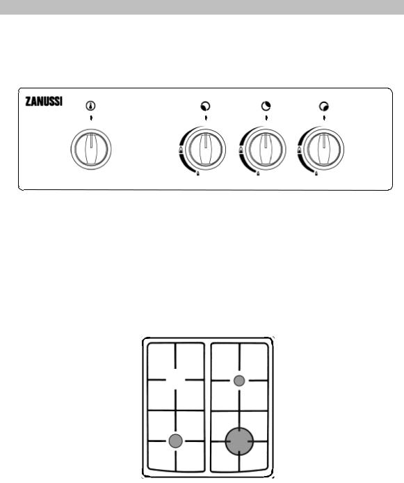 Zanussi ZCG551GW User Manual