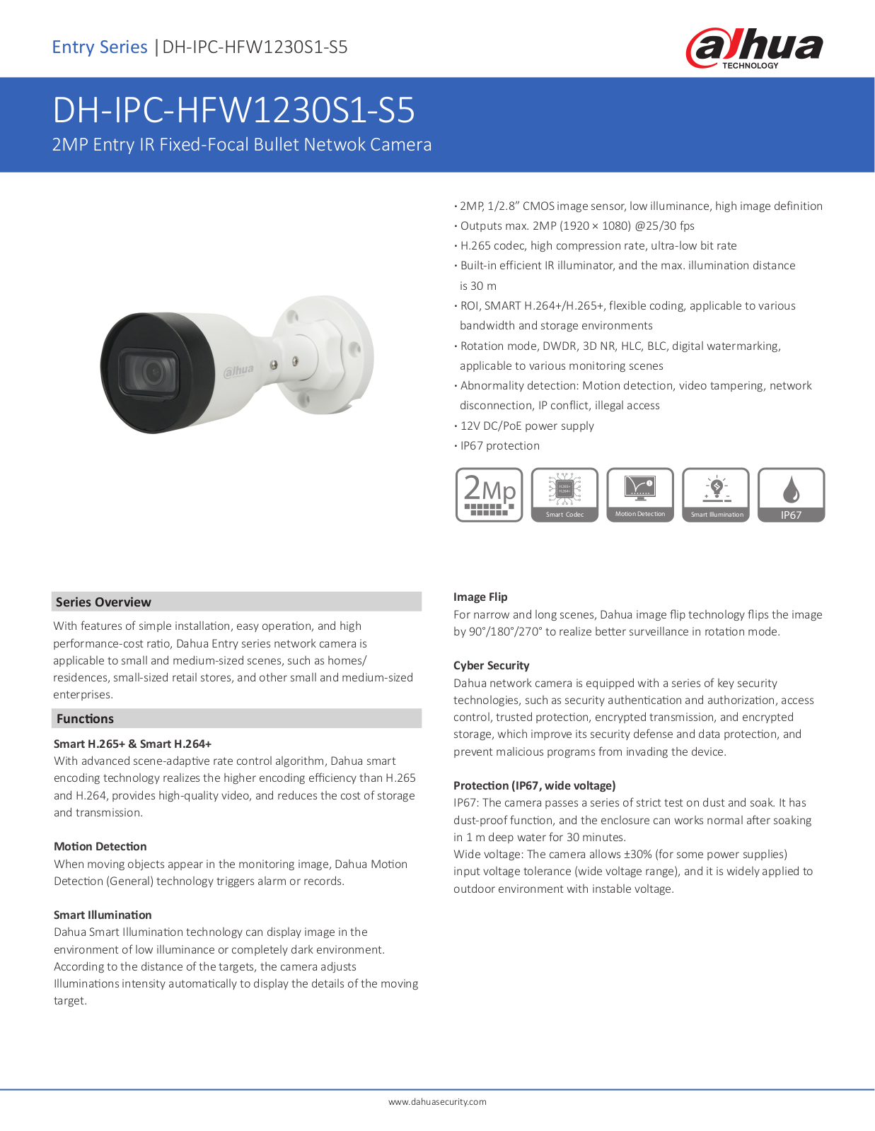 Dahua DH-IPC-HFW1230S1-S5 User Manual