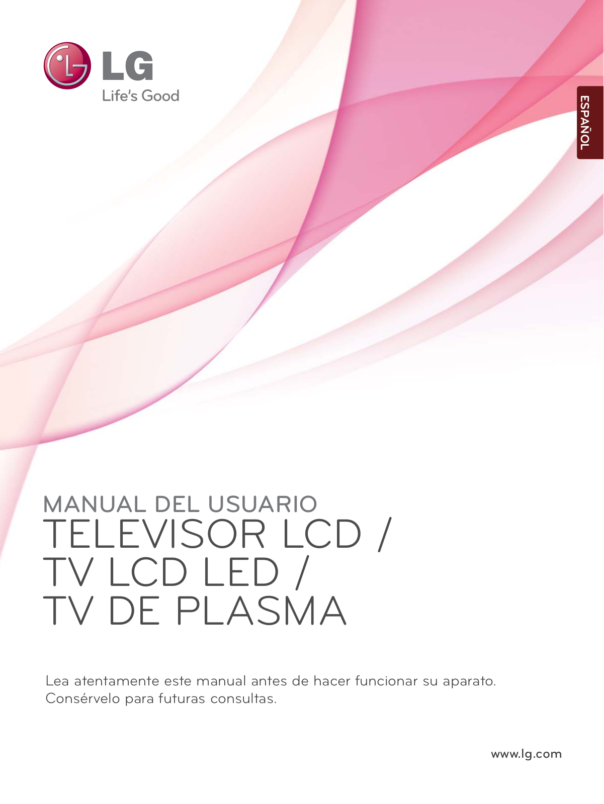 Lg 32LE7500, 47LE5500, 42LD650 User Manual