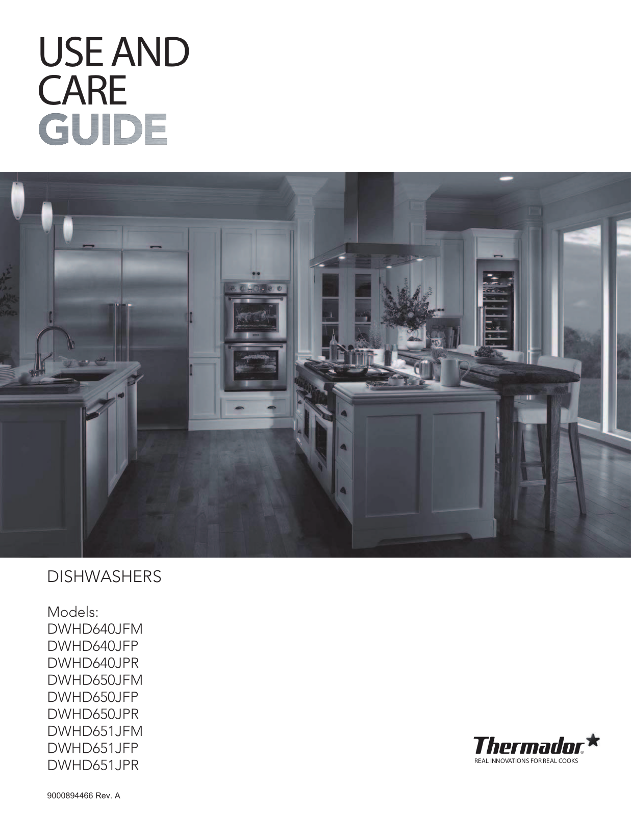 Thermador DWHD640JFP/A5, DWHD640JFP/98 Owner’s Manual