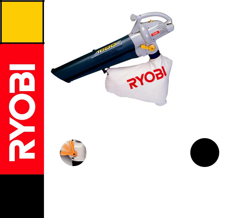 Ryobi RESV-1610V, RESV-1600 Manual