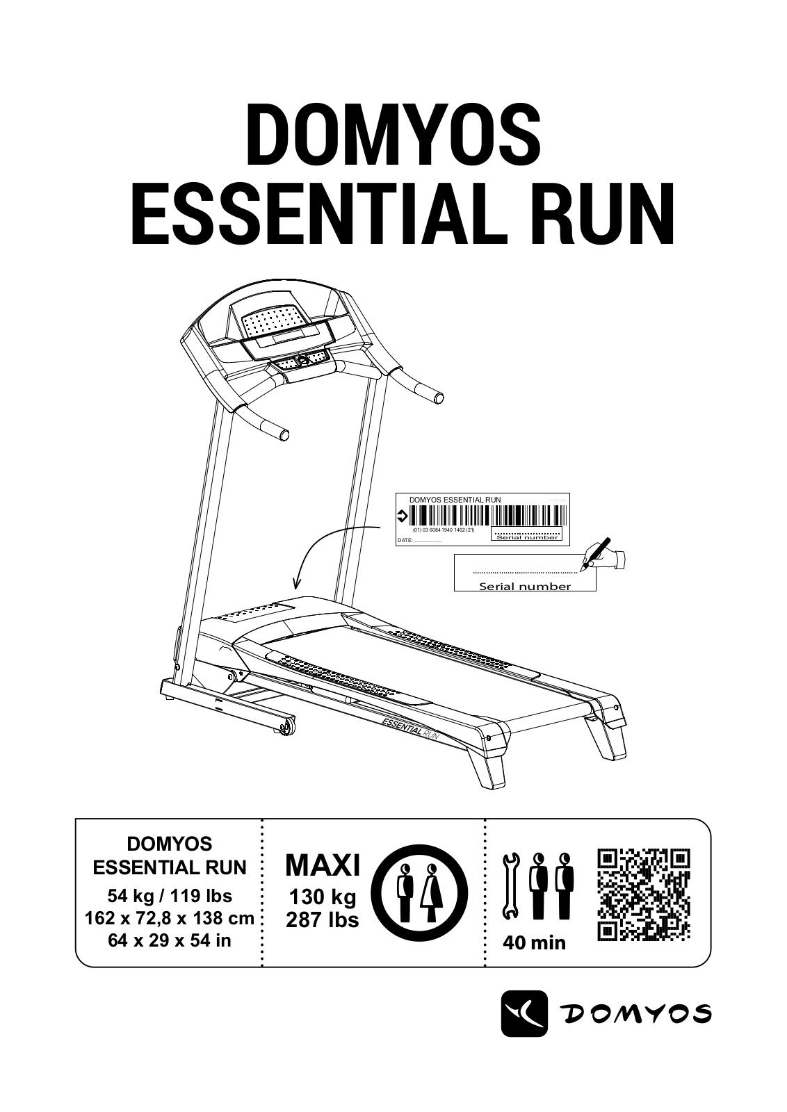 Domyos 8353401 Owner's Manual