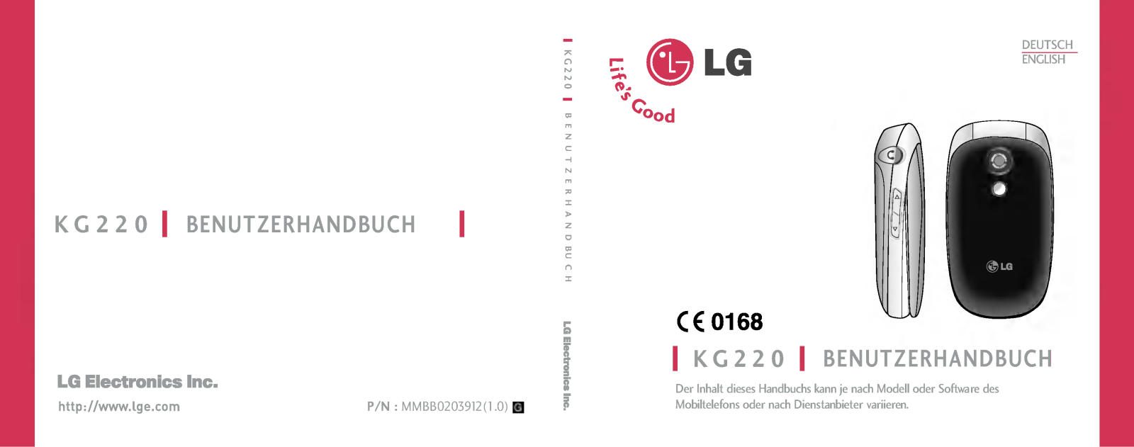 LG KG220GO User Guide