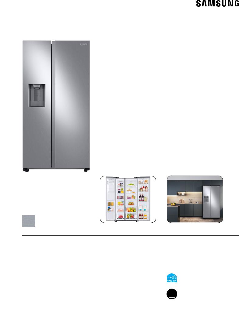 Samsung RS27T5201SR Specification Sheet