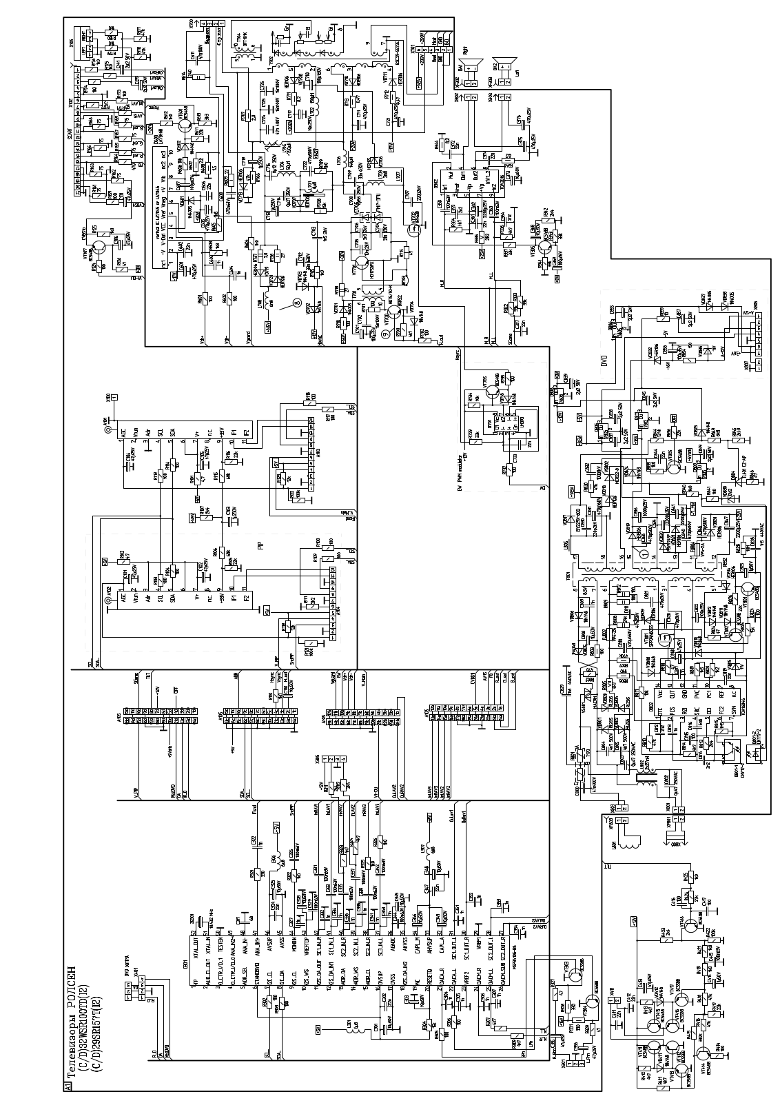 Rolsen C32WS100 Schematic