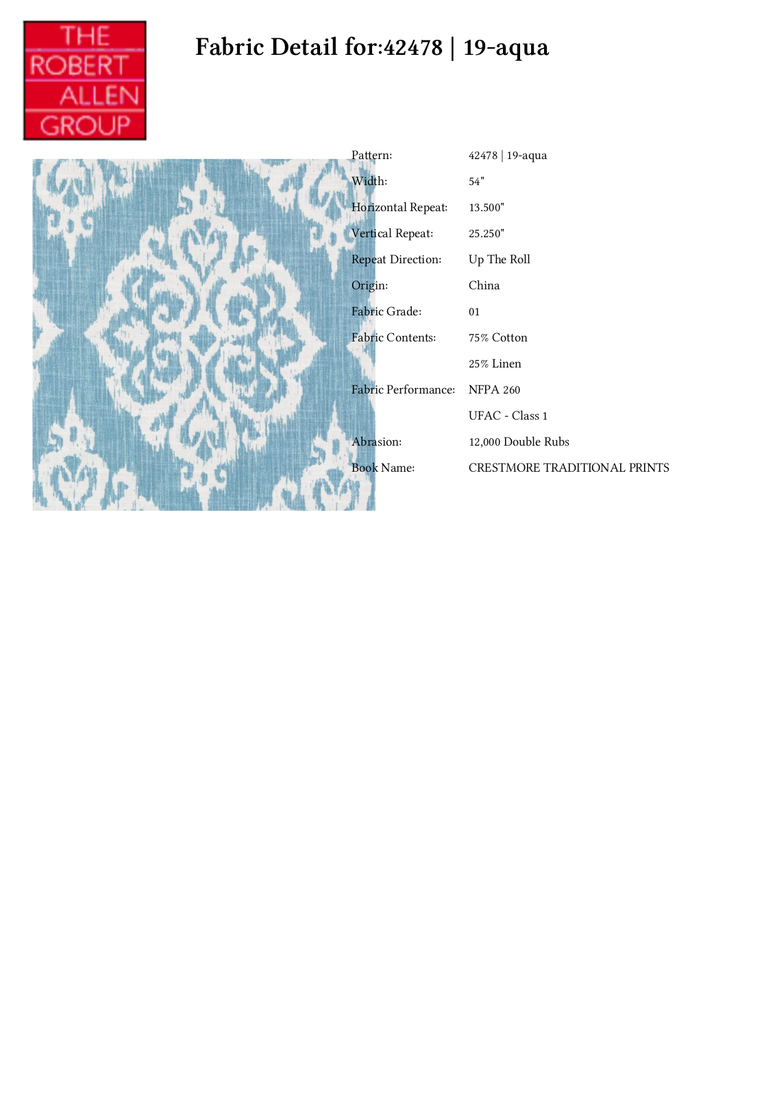 Duralee CRAL4870 Specifications - ManualMachine.com