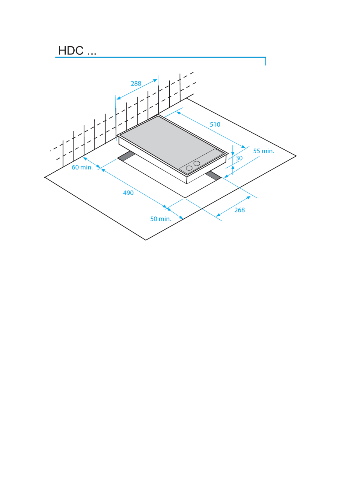 Beko HDC Dimensions