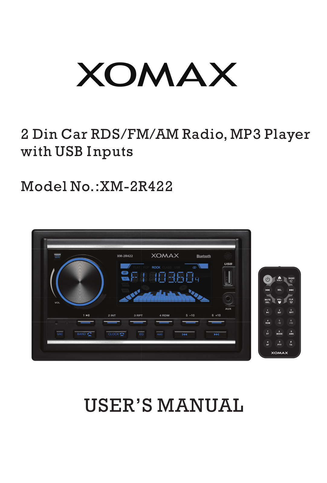 Xomax XM-2R422 User Manual