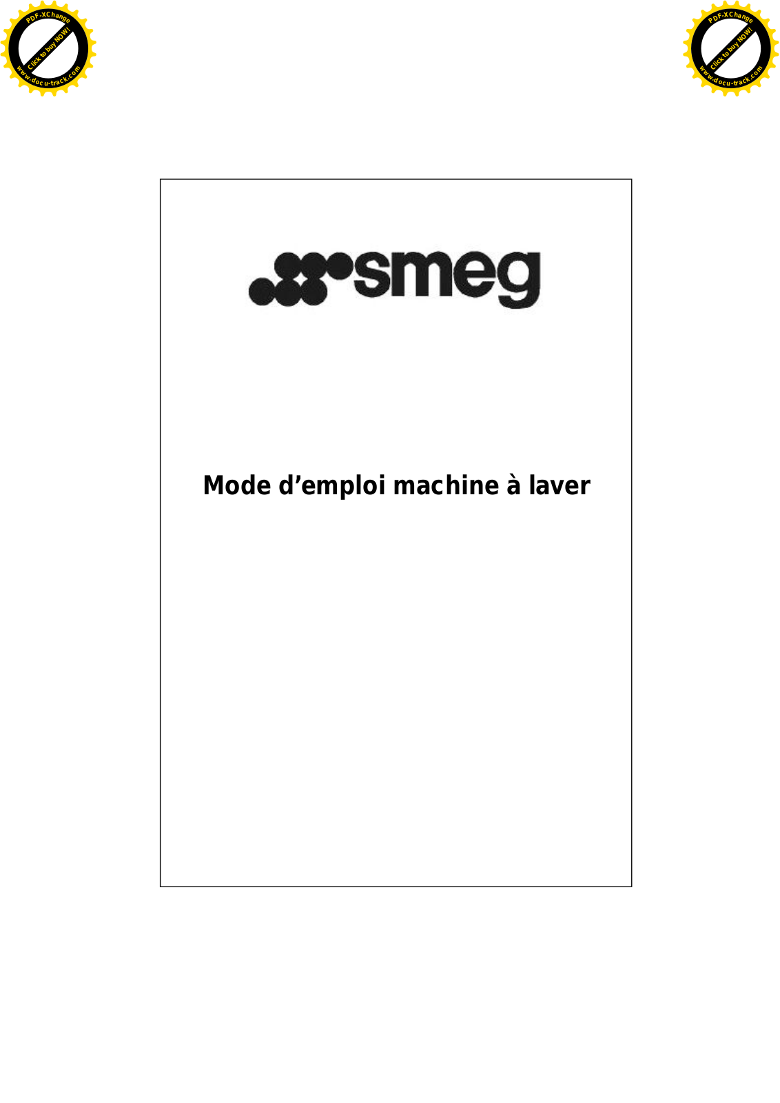 SMEG SWM60F User Manual