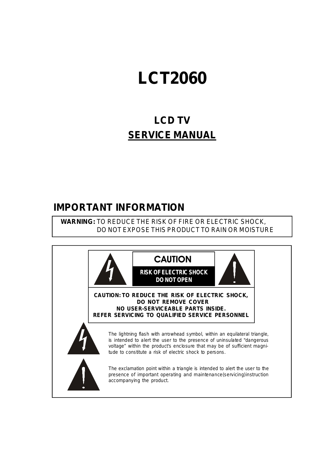 Akai LCT2060 schematic
