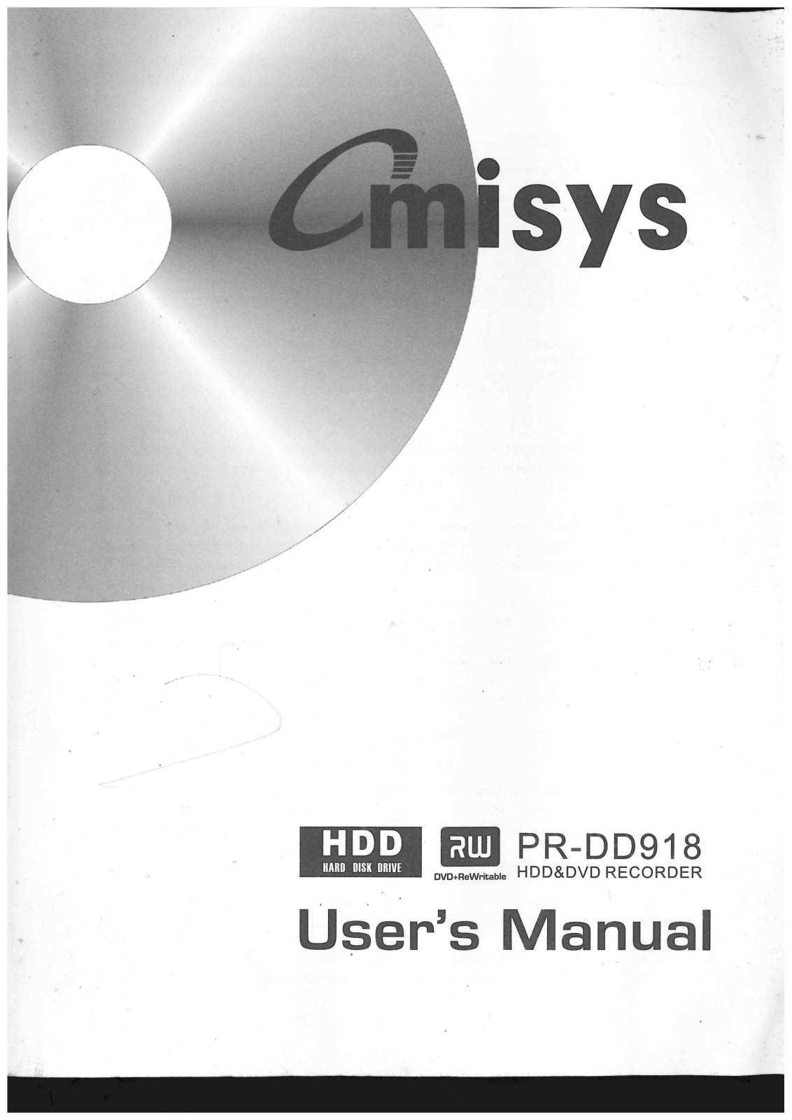 OMISYS PR-DD918 User Manual