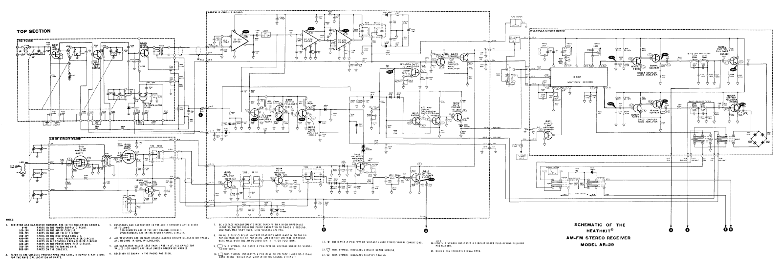 Heath Company AR-29 Schematic